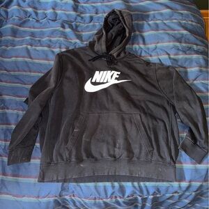 Vintage Nike Black Hoodie with White Tag